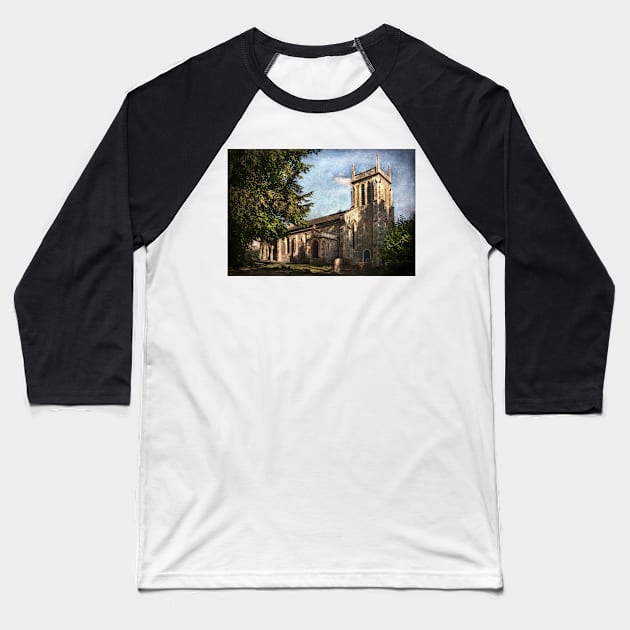 St Nicholas Church Sulham Baseball T-Shirt by IanWL